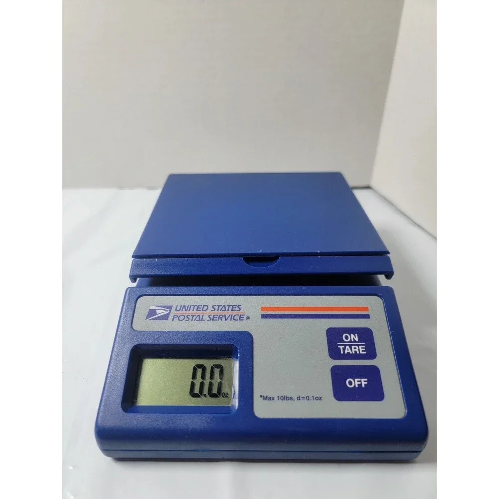 USPS Digital Postal Scale 10 lb Capacity Folding Platform 9V Tested